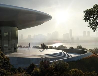 AMIHAN curved waterfront commercial venue