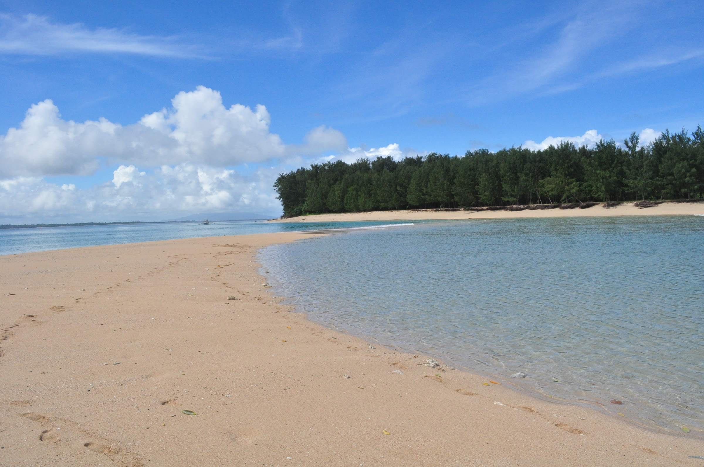 Apuao Grande Island beach in Mercedes, Camarines Norte, Philippines